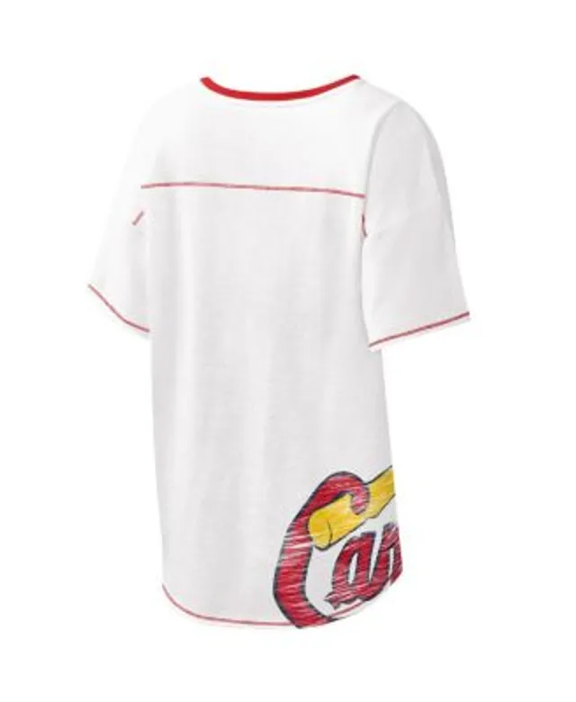 Women's Nike Navy St. Louis Cardinals Mesh V-Neck T-Shirt