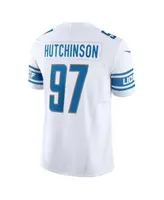 Nike Men's Aidan Hutchinson White Detroit Lions Vapor F.U.S.E. Limited  Jersey