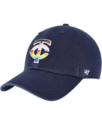 Men's Atlanta Braves '47 Navy Team Pride Clean Up Adjustable Hat