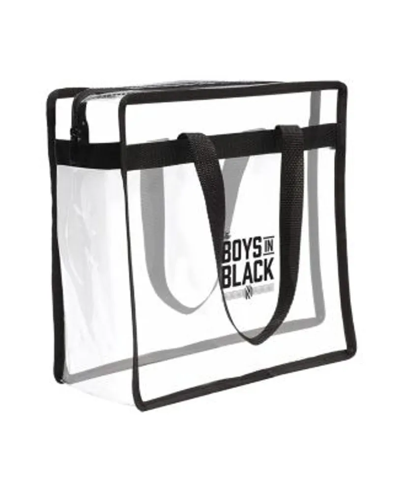 Large Clear Tote Bag with Zipper Closure