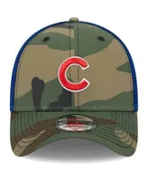 Men's New Era Camo Chicago Cubs 2022 Armed Forces Day 39THIRTY Flex Hat