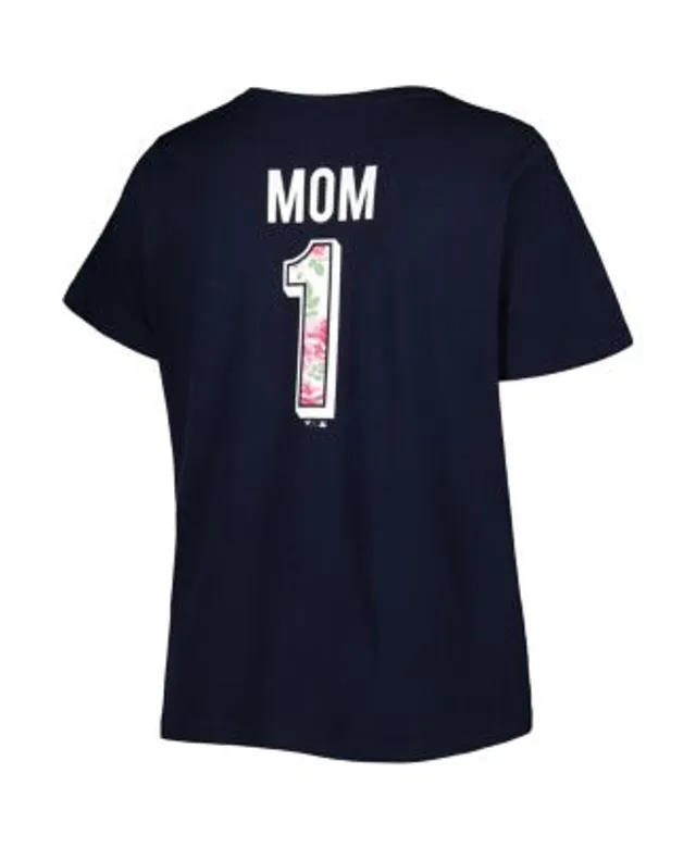 Profile Women's Royal Los Angeles Dodgers Plus Size Best Mom Ever V-Neck T- shirt - Macy's