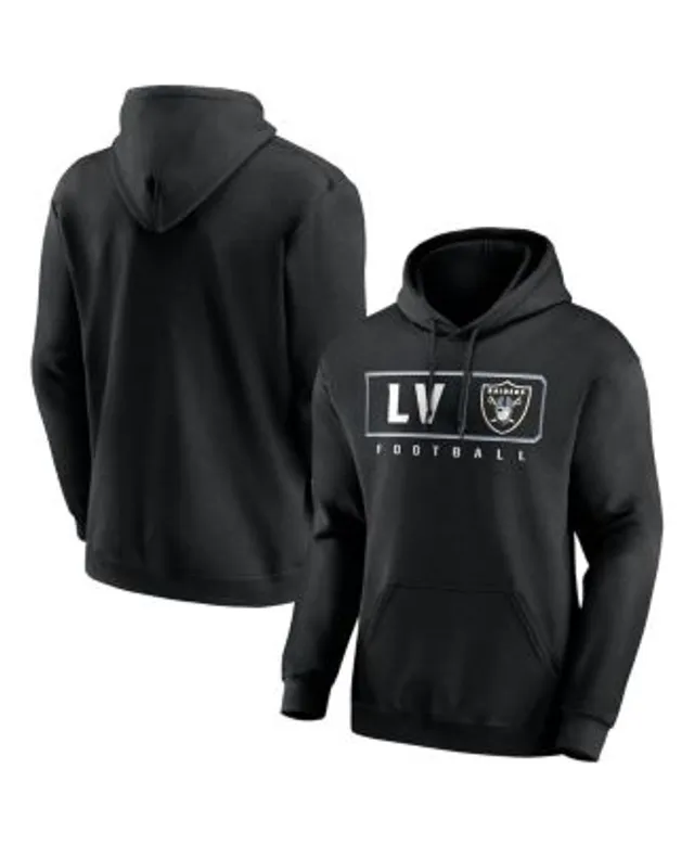 Fanatics Men's Branded Black Las Vegas Raiders Hustle Pullover Hoodie