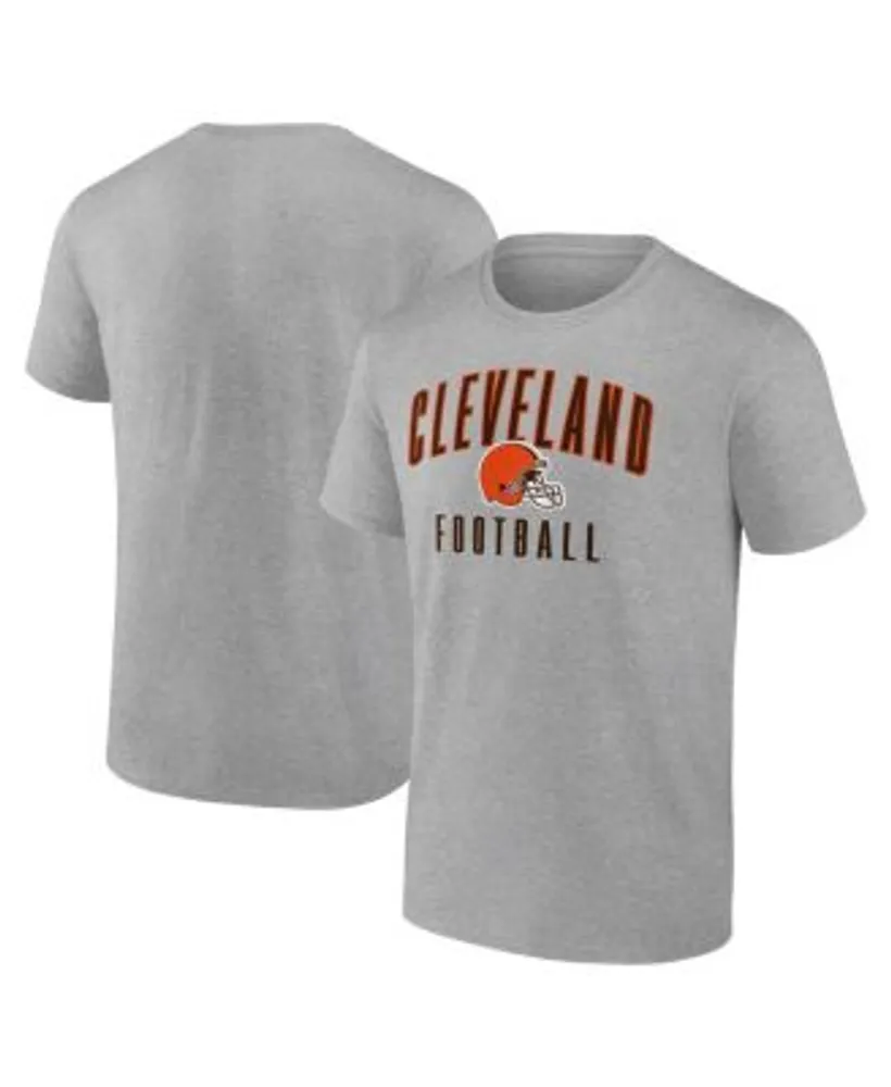 Men's Cleveland Browns Fanatics Branded White/Heathered Gray T-Shirt Combo  Set