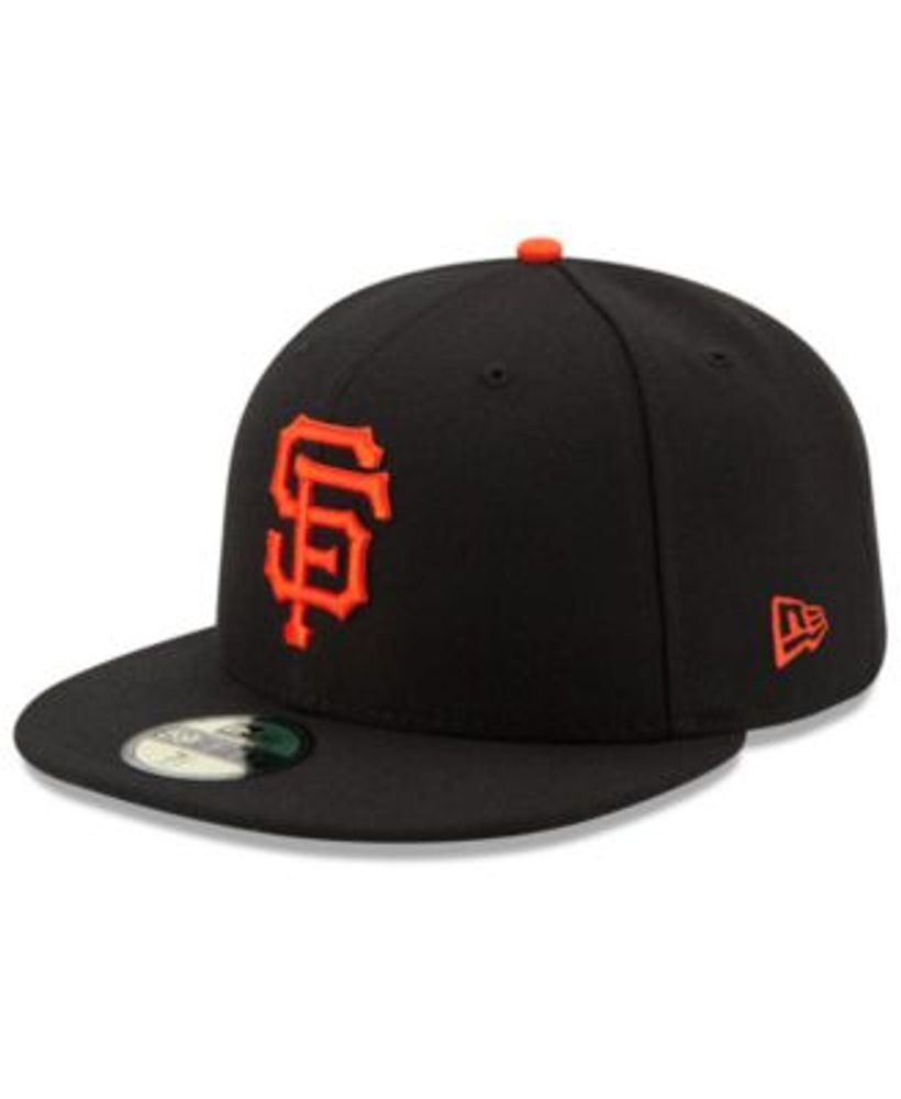 Men's New Era Black/Orange San Francisco Giants Authentic Collection  On-Field 59FIFTY Fitted Hat