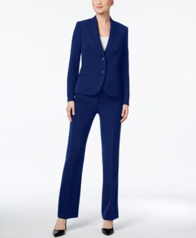 Calvin Klein Women's One-Button Patch Pocket Blazer & Pencil Skirt - Macy's