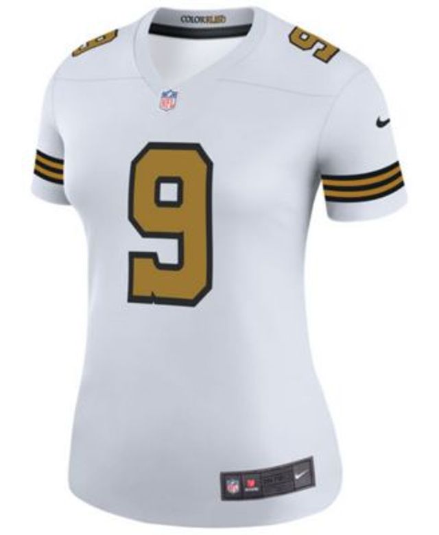 New Orleans Saints Jersey Mens Medium Drew Brees Nike On Field Black Gold 9