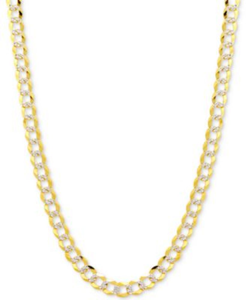 14K Gold 18 Inch Solid Curb Chain Necklace - JCPenney