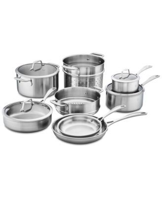 Zwilling Spirit Stainless Steel 12-Pc. Cookware Set