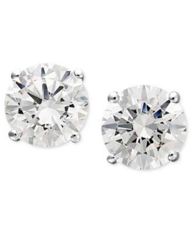 arabella 14k white gold earrings