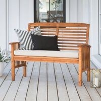 Outdoor Love Seat With Cushion