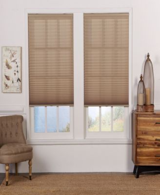 Cordless Light Filtering Pleated Shade, 58x64