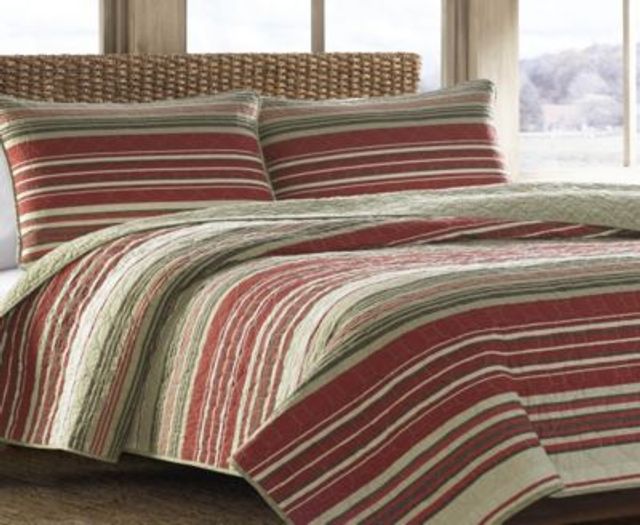 Eddie Bauer Windsor Stripe Coverlet