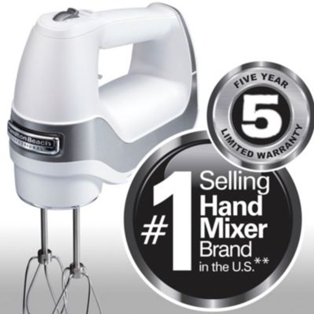 Brentwood HM 48B 5 Speed Hand Mixer Black