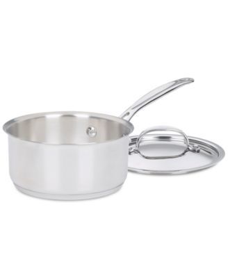 Chef's Classic™ Stainless Steel 1-Qt. Covered Saucepan 