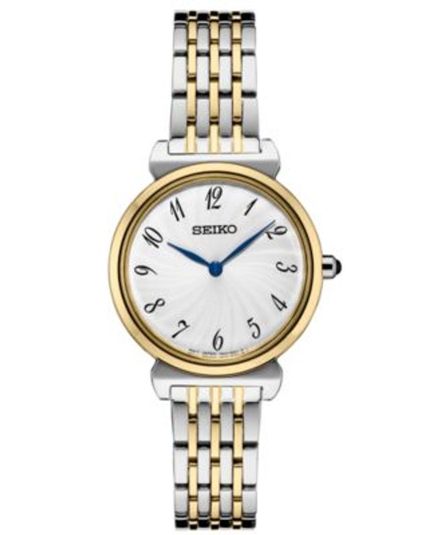 Seiko Women's Essentials Two Tone Stainless Steel Bracelet Watch 15mm |  Hawthorn Mall