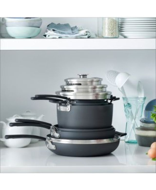 Cuisinart SmartNest Stainless Steel 11-Pc. Cookware Set - Macy's