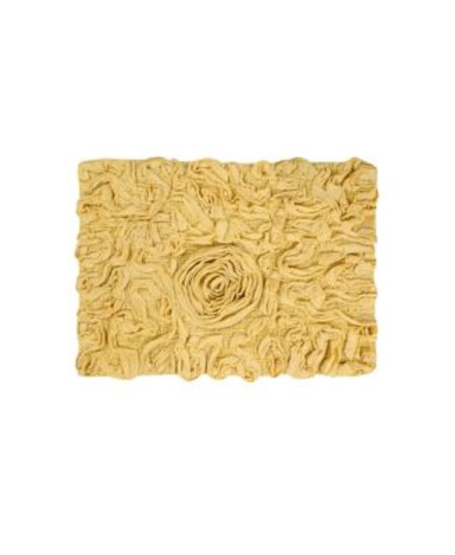 Home Weavers Waterford 24 x 40 Bath Rug - Yellow