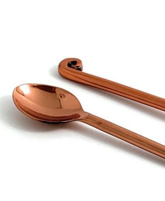 Copper Finish Teaspoons - Set of 6