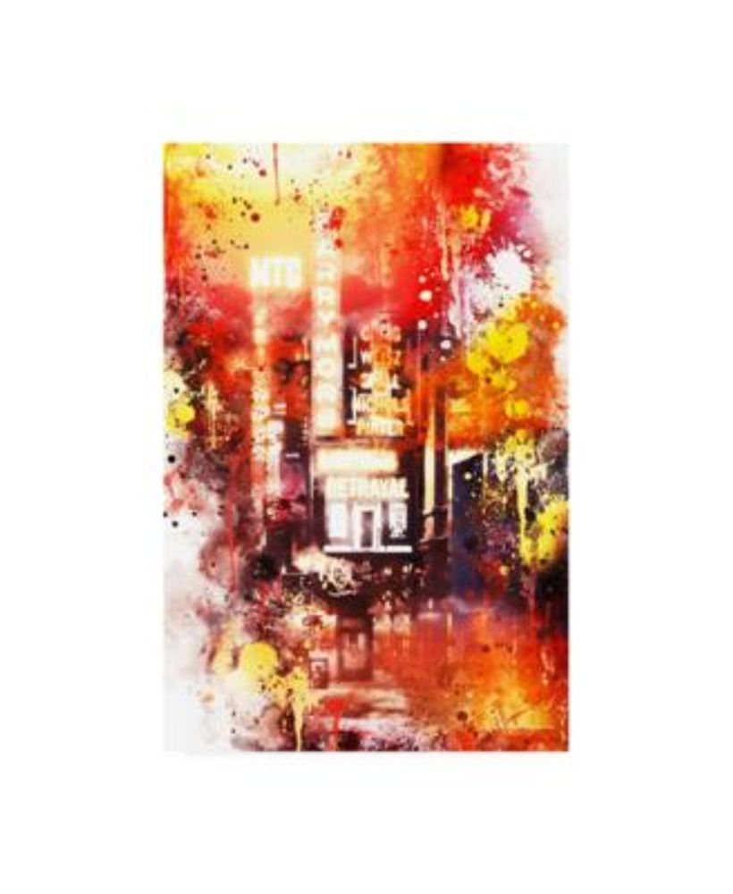 Trademark Global Philippe Hugonnard NYC Watercolor Collection - Spotlight Canvas Art - x 21" | The Shops at