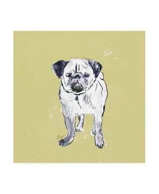 Niya Christin Super Cute Pug Canvas Art