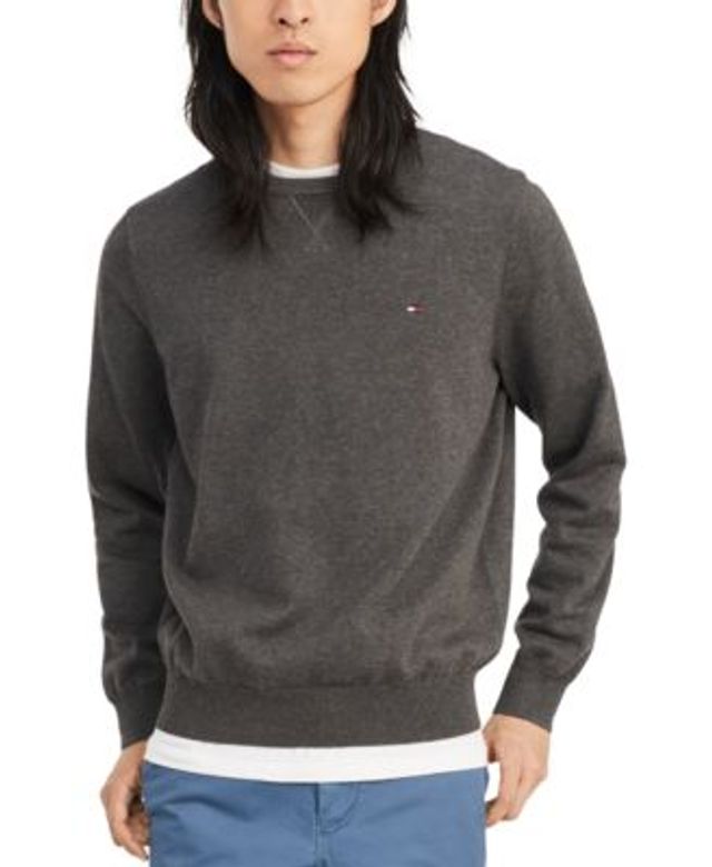 Solid Crew Neck Sweater | Mall 