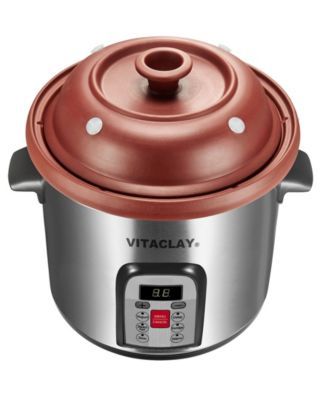 Smart Organic Clay Stock Pot and Multi-Crocks, 6 QT