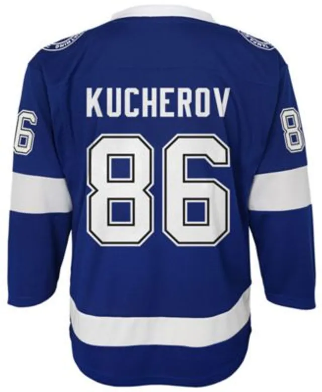 Youth Tampa Bay Lightning Nikita Kucherov Black Alternate Replica Player  Jersey