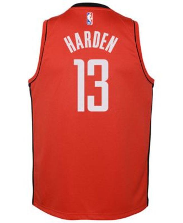 Nike Big Boys James Harden Houston Rockets Icon Swingman Jersey - Red