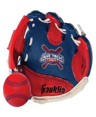 Franklin Sports MLB Youth Baseball and Teeball Glove and Ball - 9.5, Cincinnati Reds