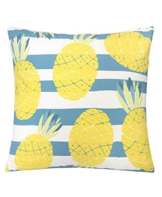 Pineapple Stripe Outdoor Pillow