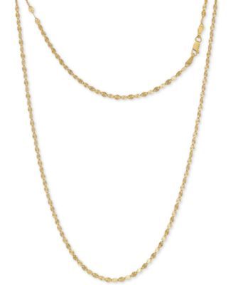 Disco Link 18" Chain Necklace in 24k Gold-Plated Sterling Silver, Created for Macy's