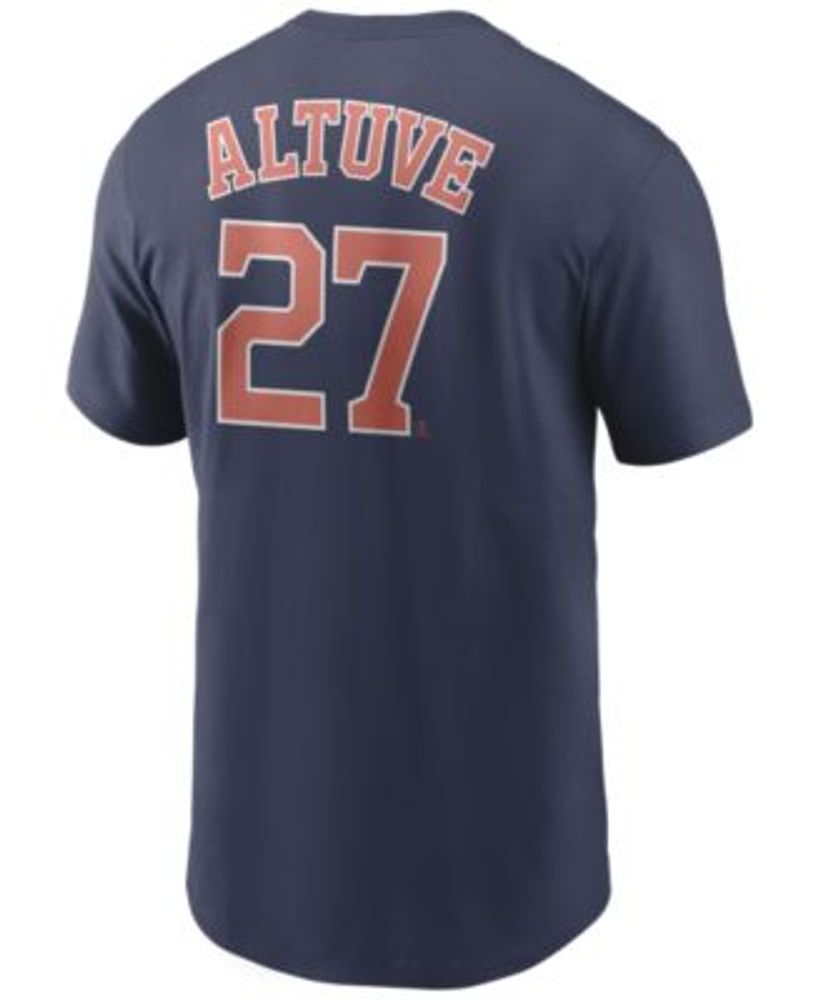 Nike Men's Jose Altuve Houston Astros Name and Number Player T-Shirt -  Macy's