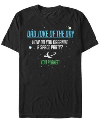 Men's Dad Space Joke Short Sleeve Crew T-shirt