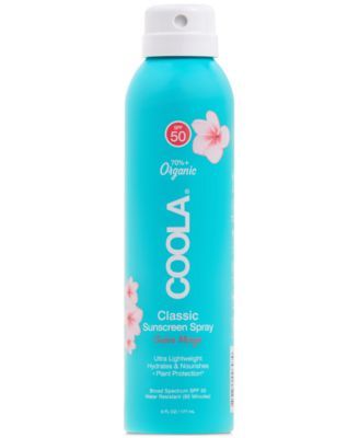 Classic Body Organic Sunscreen Spray SPF 50 - Guava Mango, 6-oz.