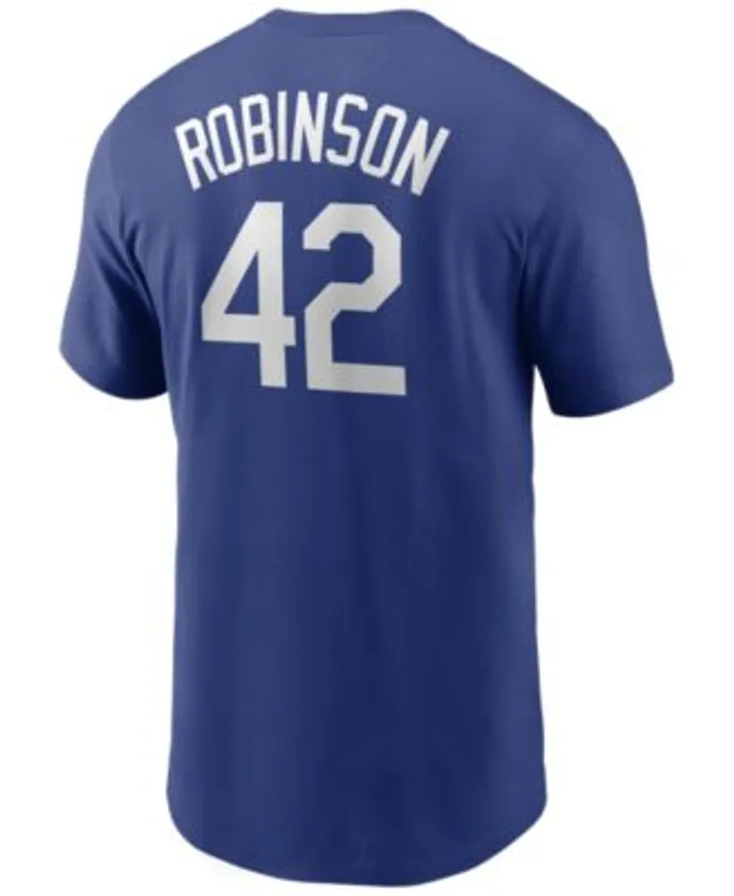 Brooklyn Dodgers Men's Coop Jackie Robinson Name and Number Player T-Shirt
