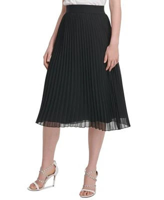 Pleated Midi Skirt