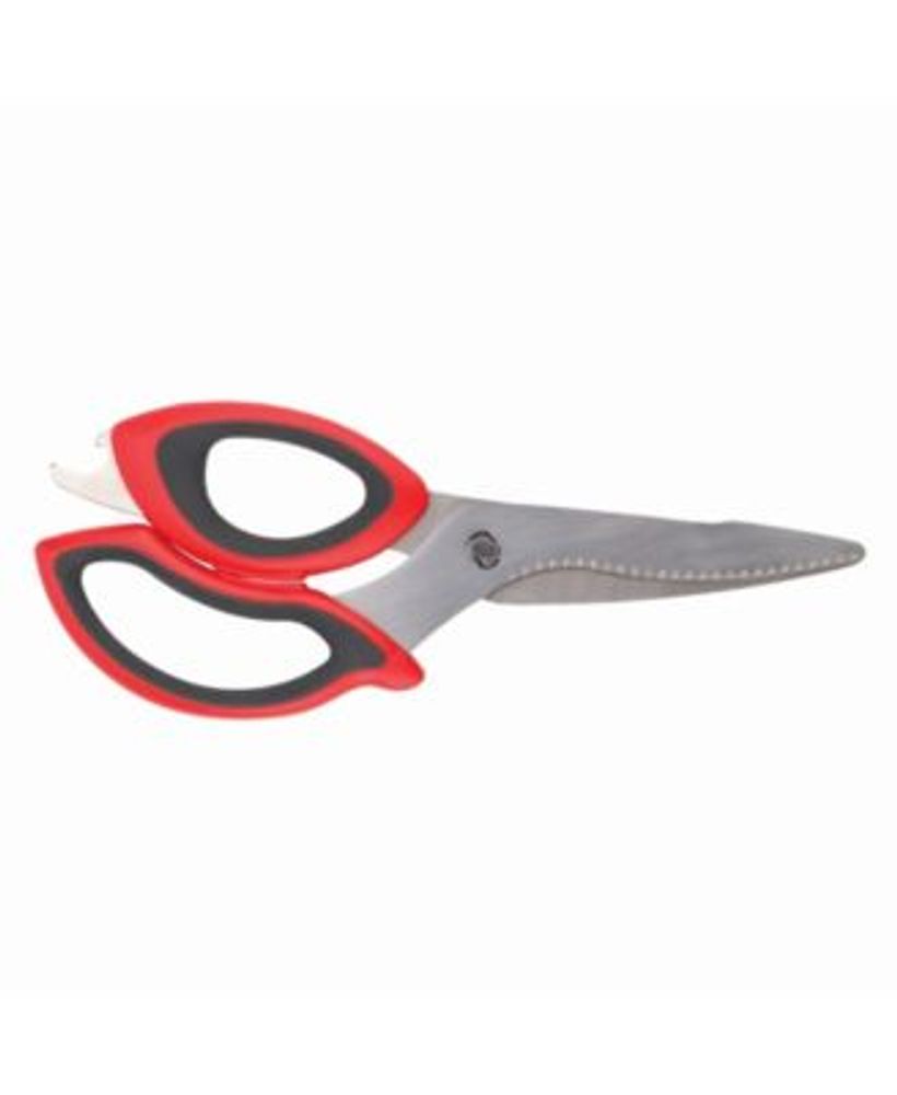 Multi Shear Kitchen Scissors with Herb Stripper and Sheath