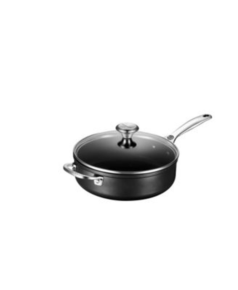 SCANPAN Haptiq 2.75 qt. Non-Stick Stainless Steel Saute Pan with Lid