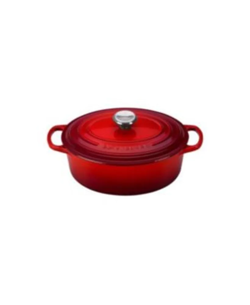 6.75 Qt. Oval Signature Enameled Cast Iron Dutch Oven with