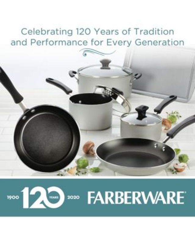Farberware 15-Pc. Non-Stick Cookware Set - Macy's