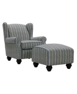 Hermosa Chair and Ottoman Set