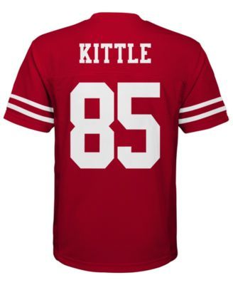 Youth George Kittle Scarlet San Francisco 49ers Replica Jersey