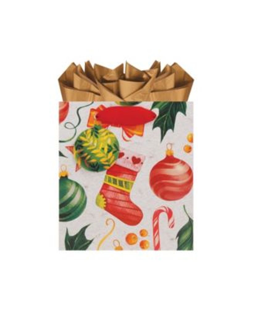 Homestead Holiday Assorted Gifts Bags and Tissue Set