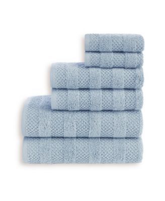 510 Design - Aegean 100% Turkish Cotton 6 Piece Towel Set - White