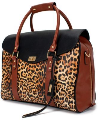Leopard Travel Tote Weekender Bag