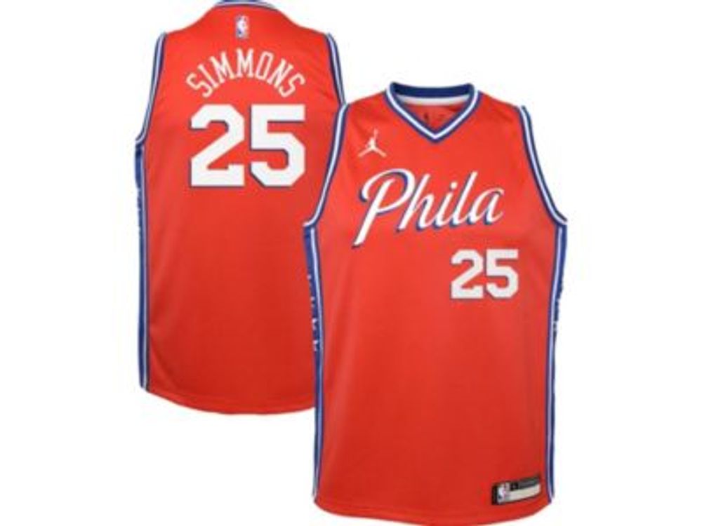Nike Women's Ben Simmons Philadelphia 76ers Swingman Jersey - Macy's