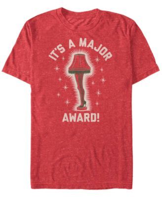Men's Christmas Story Major Award Short Sleeve T-shirt