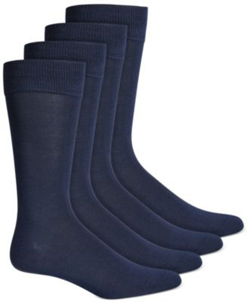 Men's 4-Pk. Textured Socks, Created for Macy's