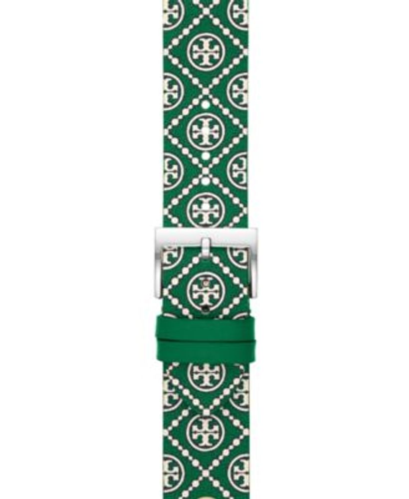 Women's Green Medallion Print Band For Apple Watch® Leather Strap 38mm/40mm